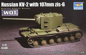 Trumpeter 07162 КВ-2 с 107мм пушкой ЗИС-6 1/72