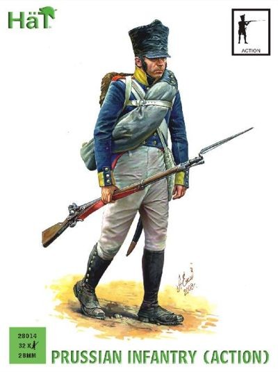 HAT 28014 Prussian Infantry Action (Napoleonic Period) 28mm