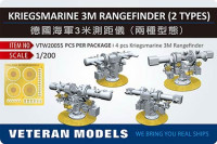 Veteran models VTW20055 KRIEGSMARINE 3M RANGEFINDER(2 TYPES) 1/200