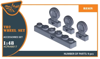 Clear Prop CPA48017 TB.2 wheel set (CL.PROP) 1/48