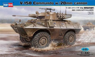 Hobby Boss 82420 V-150 Commando w/20mm cannon 1/35