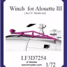 Lf Model 3D7254 Winch for Alouette III, 3D-Print (LF) 1/72