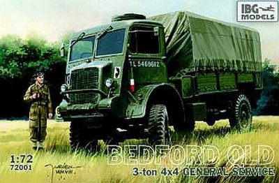 IBG Models 72001 Bedford QLD 3-ton 4x4 General Service 1/72