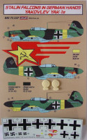 Kora Model DEC72237 Yakovlev Yak-1B (Luftwaffe service) декали декали 1/72