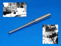Model Gun MG-3621 Советская 45-мм пушка 20К поздних выпусков (моноблок с сужением, плавный конус) для Т-80, Т-26, БТ-7, Т-28, БА. Вариант с втулкой 1/35