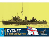 Combrig 70501 HMS Cygnet (D-class) Destroyer, 1900 1/700