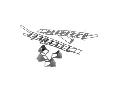 Lp Models 48049 Su-35 Ladder+Chocks Set+Service Ladder 1/48