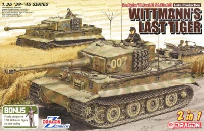 Dragon 6800 Tiger I Late Wittmann`s Last Tiger 1/35