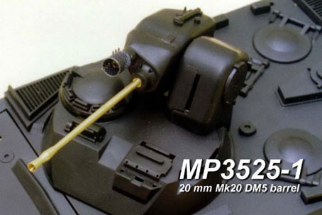 Model point 3525 20 мм ствол Mk20 DM5 без пламегасителя. "Marder" 1A2 Tamiya №35162