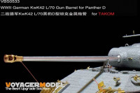 Voyager Model VBS0533 WWII German KwK42 L/70 Gun Barrel for Panther D (TAKOM) 1/35