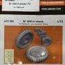Eduard 672405 BRASSIN Bf 109G-6 wheels (TAM) 1/72