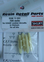 Kora Model DSM72002 TER racks (USAAF combat in Vietnam) 1/72