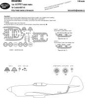 New Ware M1364 Mask Yak-7B EXPERT (ZVE 4837) 1/48