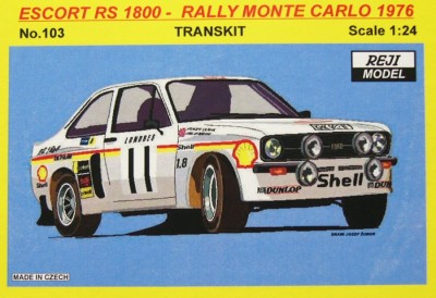 Reji Model 103 Transkit F. Escort Mk.II RS 1800 M.Carlo 1976 1/24