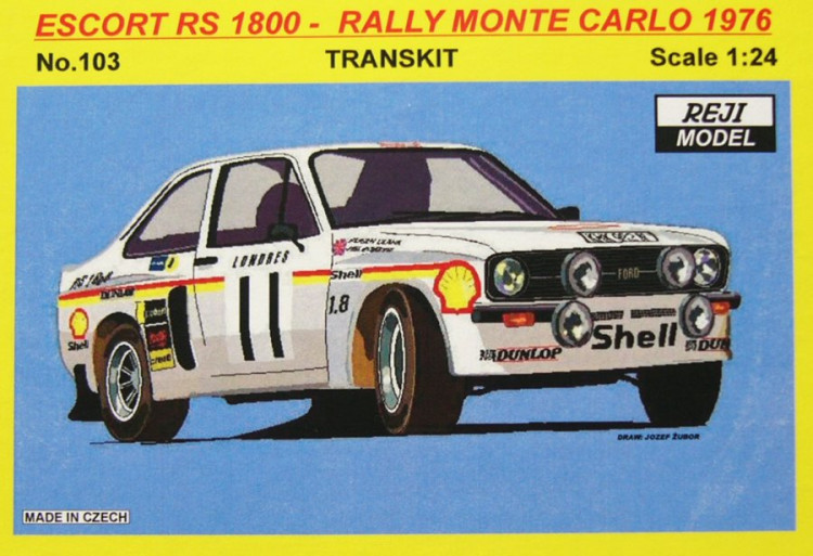 Reji Model 103 Transkit F. Escort Mk.II RS 1800 M.Carlo 1976 1/24