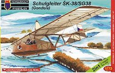 Kovozavody Prostejov 72026 Schulgleiter SG 38 Gondola (3x camo) 2-in-1 1/72