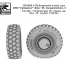 SG Modelling f72192N Комплект колес для БМП "Бумеранг" (Бел-95, нагруженные, ZVEZDA) 1/72