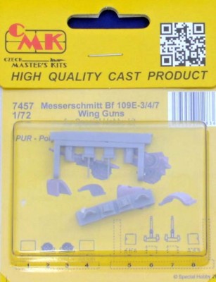 CMK 7457 Bf 109E-3/4/7 Wing Guns (SPHOBBY) 1/72