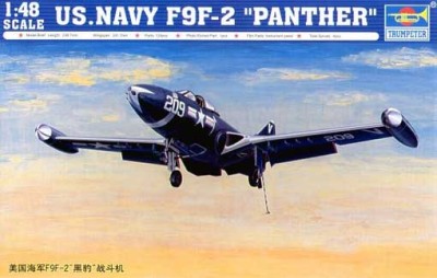 Trumpeter 02832 Самолет F9F-2 &quot;Пантера&quot; 1/48