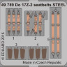 Eduard 49789 Do 17Z-2 seatbelts STEEL 1/48