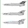 Model Maker Decals MD48098 Mikoyan MiG-21bis Around the World Croatian Air Force 25 anniversary 1/48