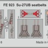 Eduard FE923 Su-27UB seatbelts STEEL 1/48