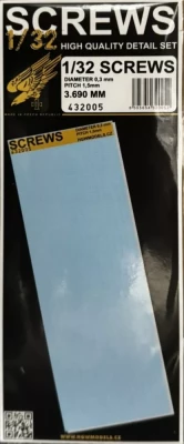 HGW 432005 Screws 3690 mm (diameter 0,3mm, pitch 1,5mm) 1/32