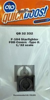Quickboost QB32332 F-104 Startfighter FOD covers - type II (ITA) 1/32