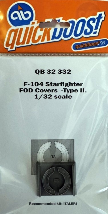 Quickboost QB32332 F-104 Startfighter FOD covers - type II (ITA) 1/32