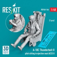 Reskit F48166 A-10C Thunderbolt II pilot sitting in ACES II 1/48