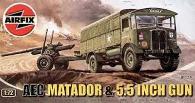 Airfix 01314 Грузовик Matador с 55Мм Пушкой 1/76