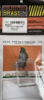 Eduard 672413 BRASSIN P-51D seat w/ integral belts PRINT 1/72