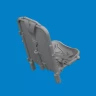 Eduard 672413 BRASSIN P-51D seat w/ integral belts PRINT 1/72