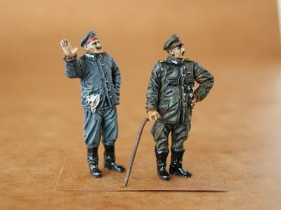 CMK F48026 German Pilot + Mechanic WW I (2 fig. ) 1/48