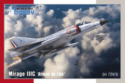Special Hobby SH72476 Mirage IIIC 'Armee de l'Air' (4x camo) 1/72