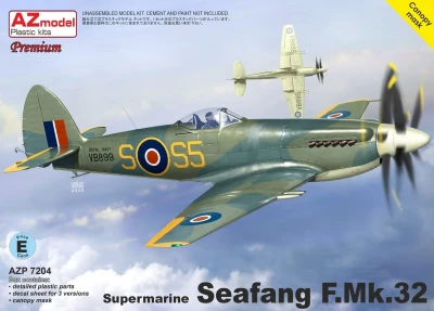 Az Model P72004 Seafang F.MK.32 (3x camo) PREMIUM 1/72