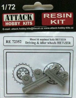 Attack Hobby RE72352 Driving &amp; idler wheels HETZER No.: 2 1/72