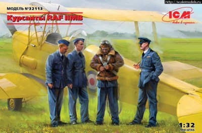 ICM 32113 Курсанты RAF II МВ, фигурки 1/32