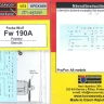 Kovozavody Prostejov EX069 Fw 190A stencils 1/72