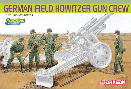 Dragon 6461 German feld haubitze team 1/35