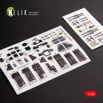 Reskit K48068 F-14A Tomcat late interior 3D decals (TAM) 1/48