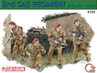 Dragon 6199 British paratroopers (2nd SAS reg., France, 1944)