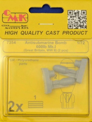 CMK 7354 Antisubmarine Bomb 600lb Mk.I (2 pcs.) 1/72