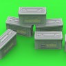 Master G35091 M1 ammunit.cans Browning M1919 - CLOSED (6x) 1/35