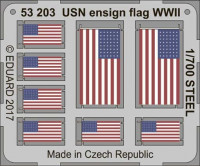 Eduard 53203 USN ensign flag WW2 STEEL 1/700