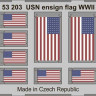 Eduard 53203 USN ensign flag WW2 STEEL 1/700