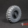 ЭВМ RS35163 ГАЗ-66 колеса с шиной К-58 на двусоставном диске (17 шпилек) Звезда 1/35