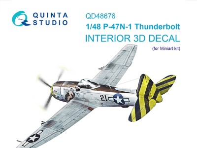 Quinta studio QD48676 P-47N-1 Thunderbolt (Miniart) 1/48