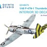 Quinta studio QD48676 P-47N-1 Thunderbolt (Miniart) 1/48