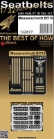 HGW 132677 Seatbelts Messerschmitt Bf 110 (laser) 1/32